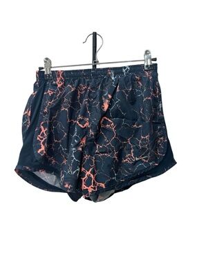 Nike running shorts featuring Dri-FIT technology and a graphic print womens sz S